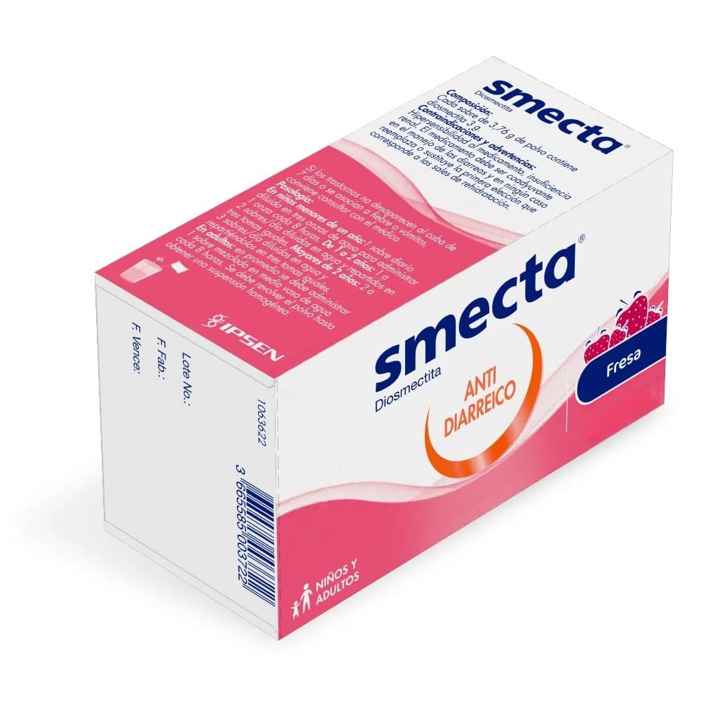 Smecta 3,76Gr/Sobre Polvo Suspensión Oral Fresa