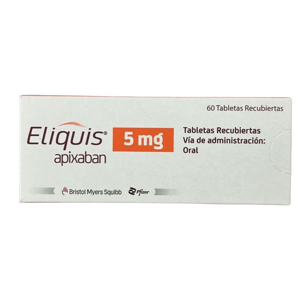 Eliquis 5Mg Tab Rec Caj X 60