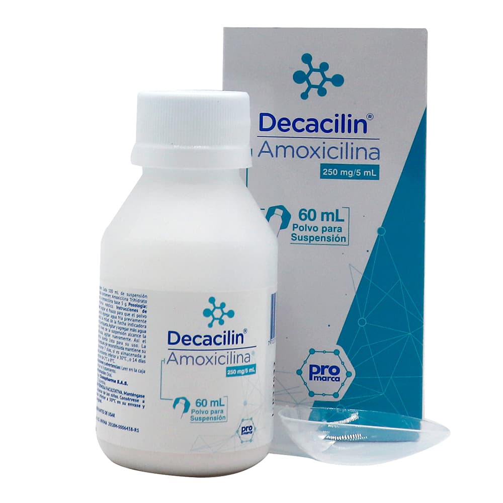 Decacilin 250Mg/5Ml(5%) Polvo Suspension Oral Frasco X 60Ml