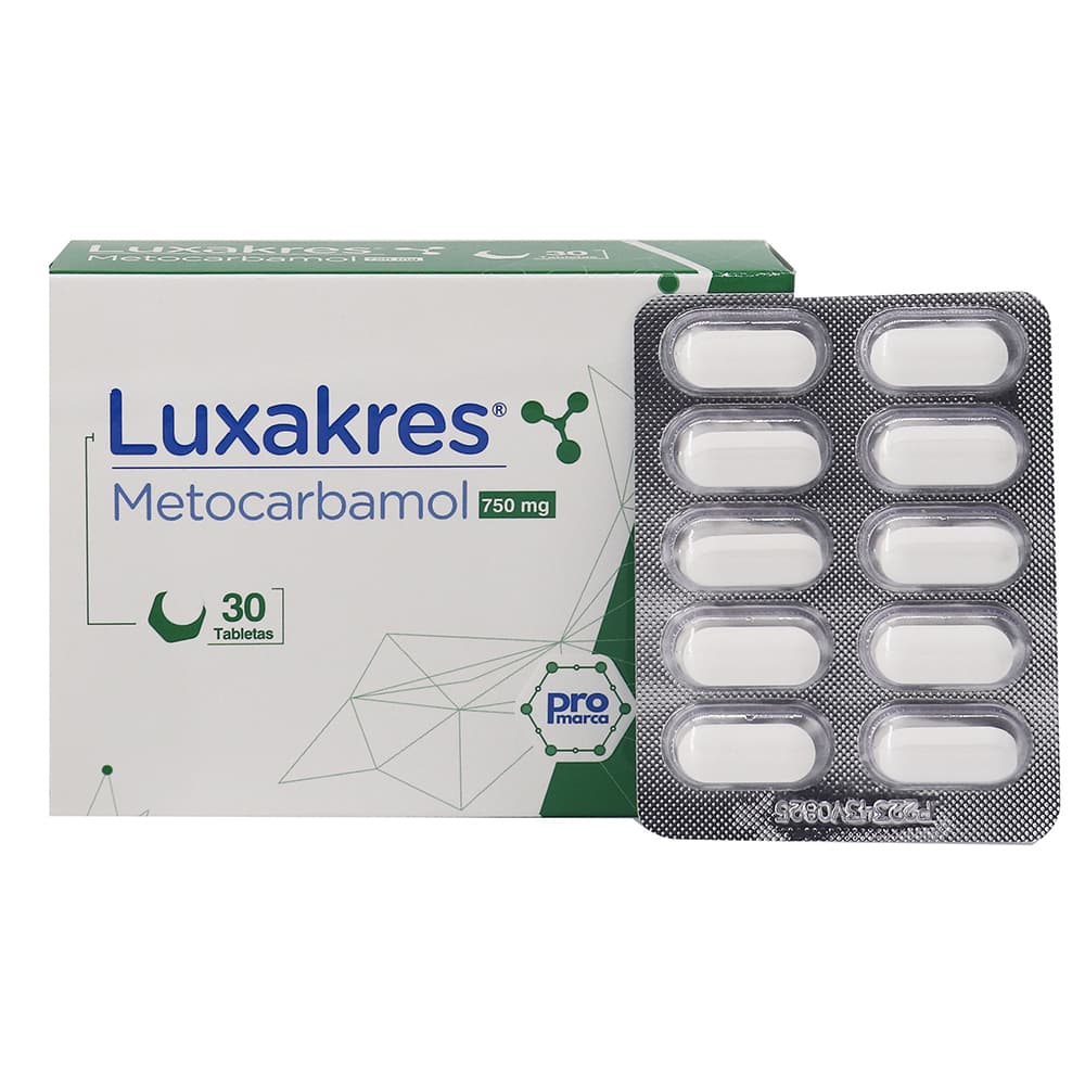 Luxakres 750Mg Tabletas Caja X 30