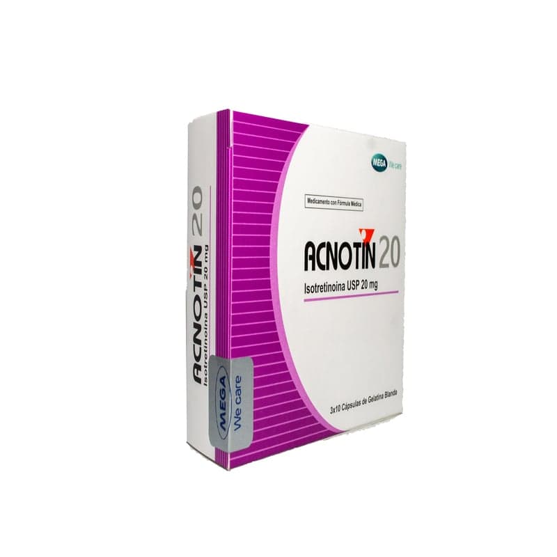 Acnotin 20Mg Capsula Blanda Caja Por 30