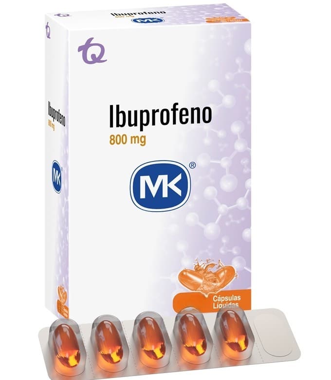 Ibuprofeno 800Mg Capsula Blanda Blister Por 5 Mk
