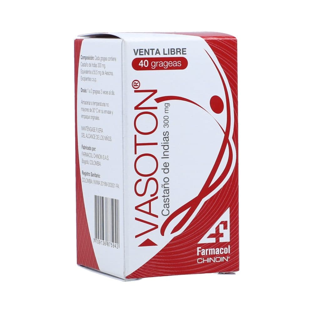 Vasoton 300Mg Gragea Frasco X 40