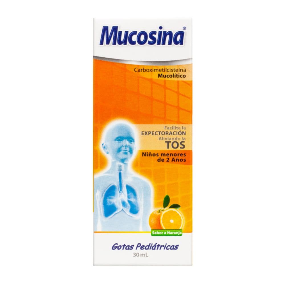 Mucosina Gotas Pediátricas Solución Oral Frasco X 30Ml