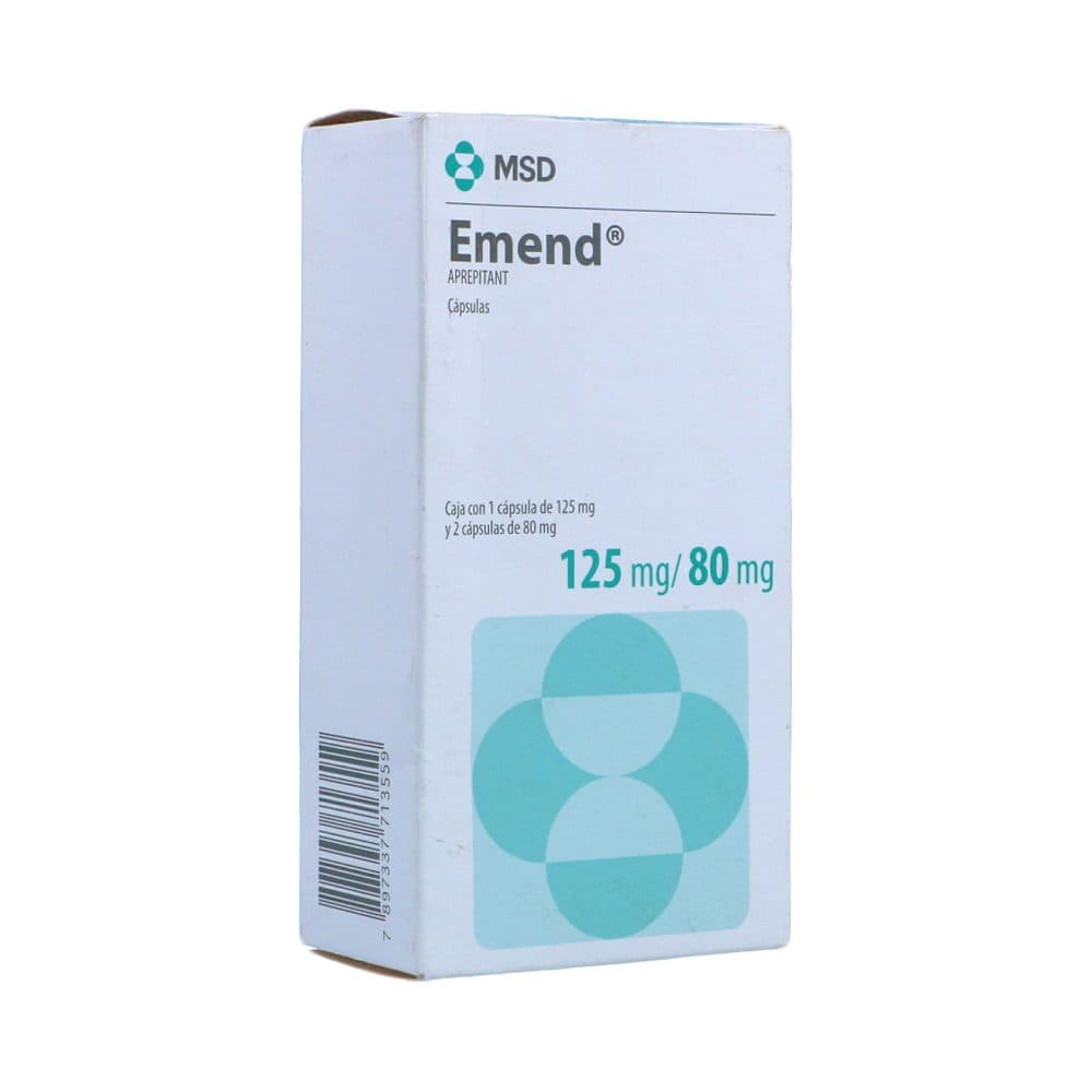 Emend Cápsulas 125Mg/80Mg Caja X 3