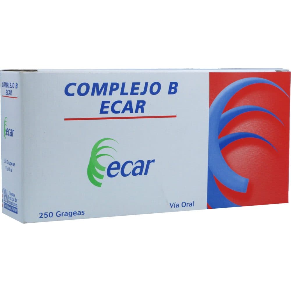 Complejo B Ecar Blister X 10 Grageas
