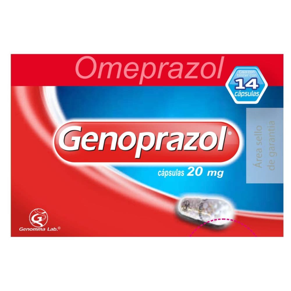 Genoprazol Cápsulas 20 Mg Caja X 14