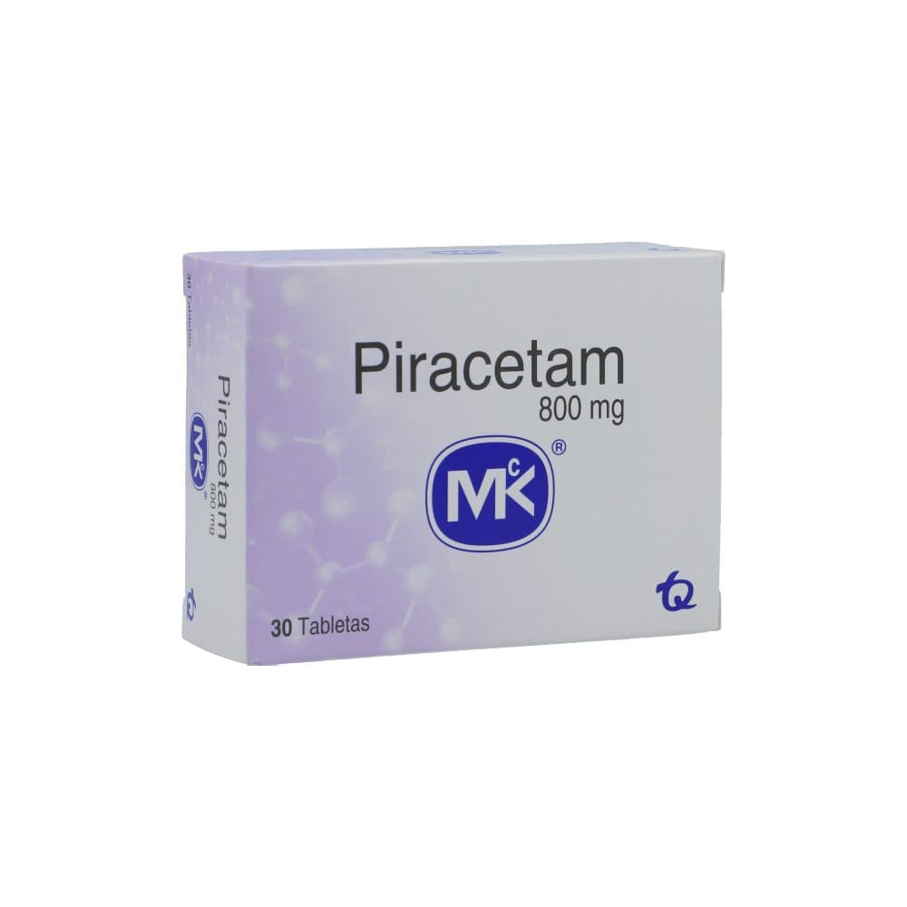 Piracetam Mk 800Mg Caja X 30 Tabletas