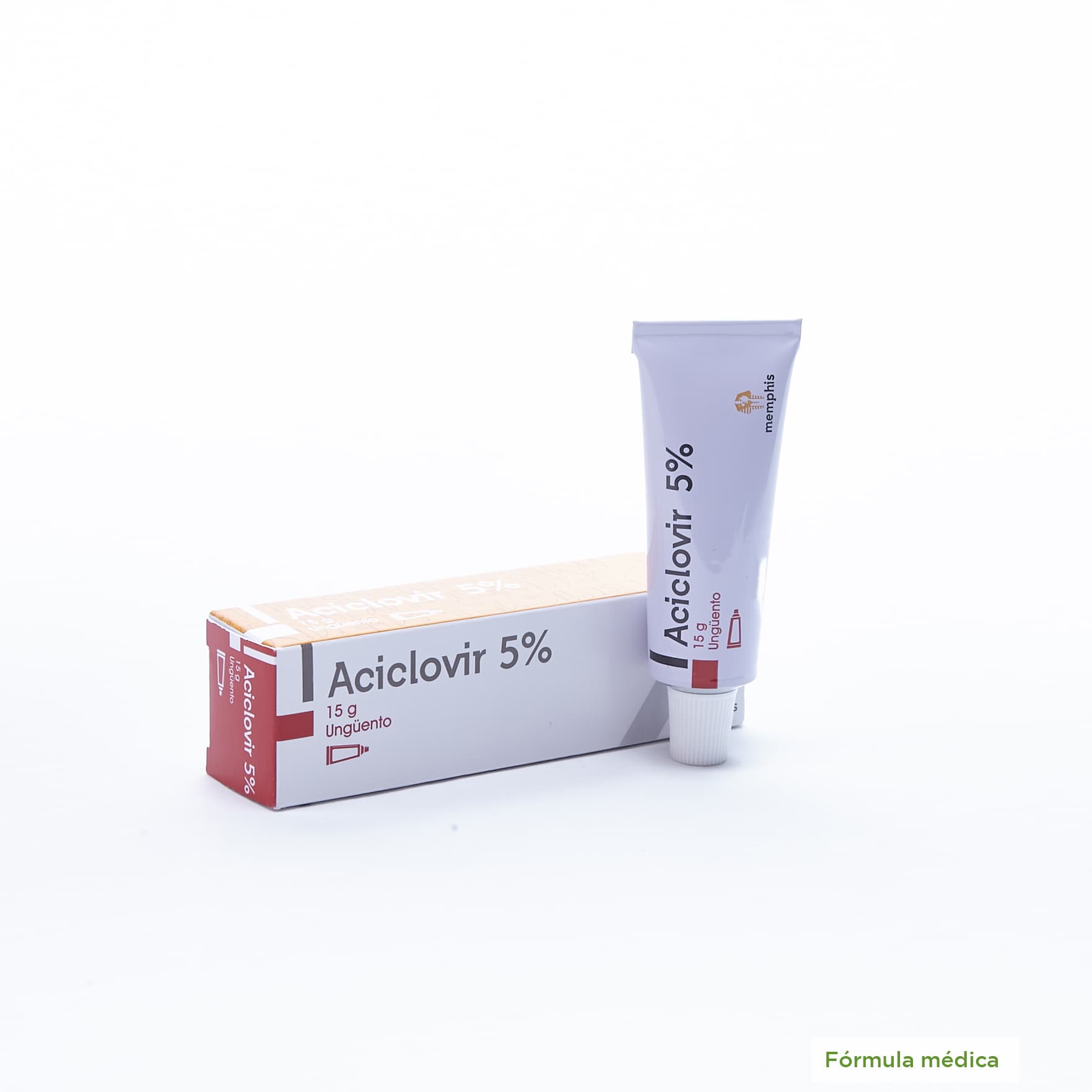 Aciclovir 5% Ungüento Tópico Memphis Tubo X 15G