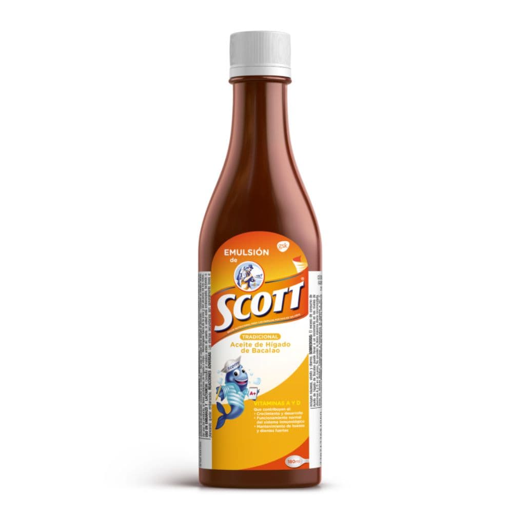 Emulsion De Scott (26625+2662.5)Ui/100 Ml Emulsión Oral Frasco X 180 Ml