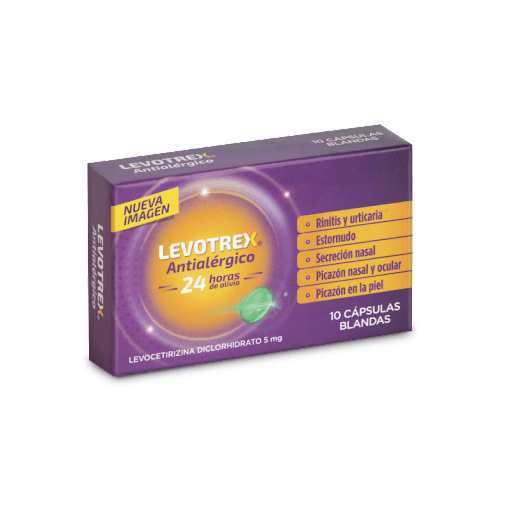 Levotrex Caja X 10 Cápsulas Blandas
