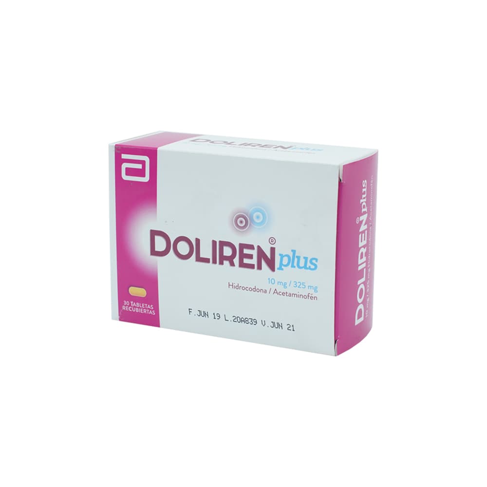 Doliren Plus (325+10)Mg Tableta Recubierta Caja X 30