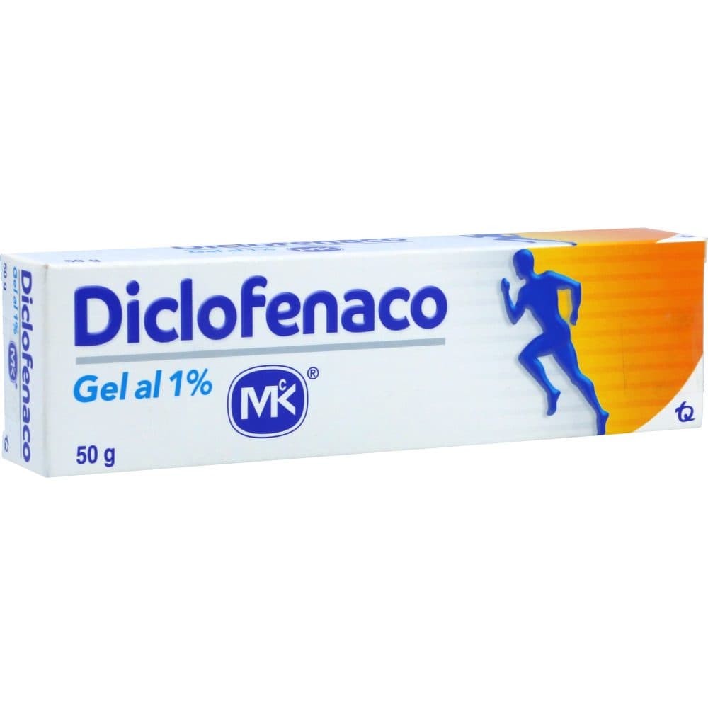 Diclofenaco 1% Gel Topica Tubo X 50G