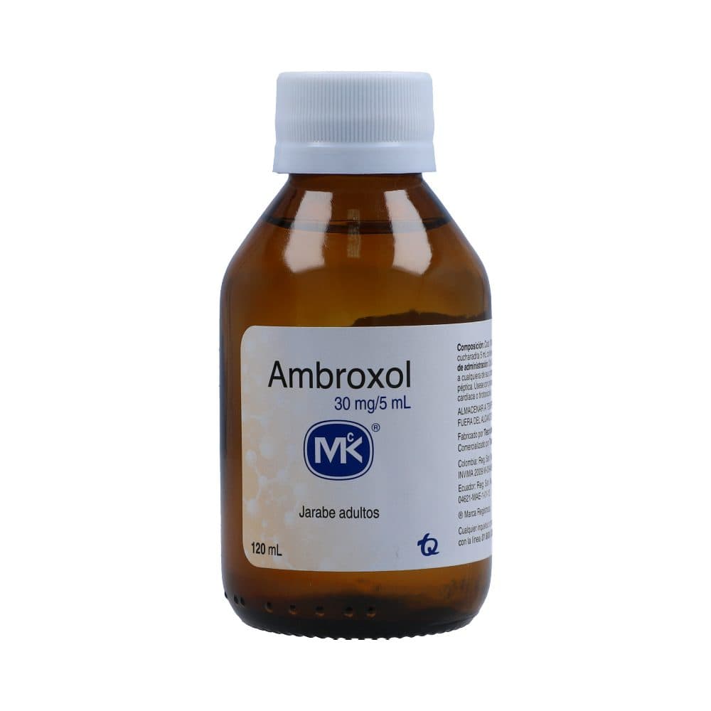 Ambroxol 30Mg/5Ml Jarabe Mk Frasco X 120 Ml