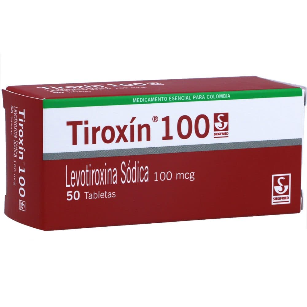 Tiroxín Tabletas 100Mcg Caja X 50