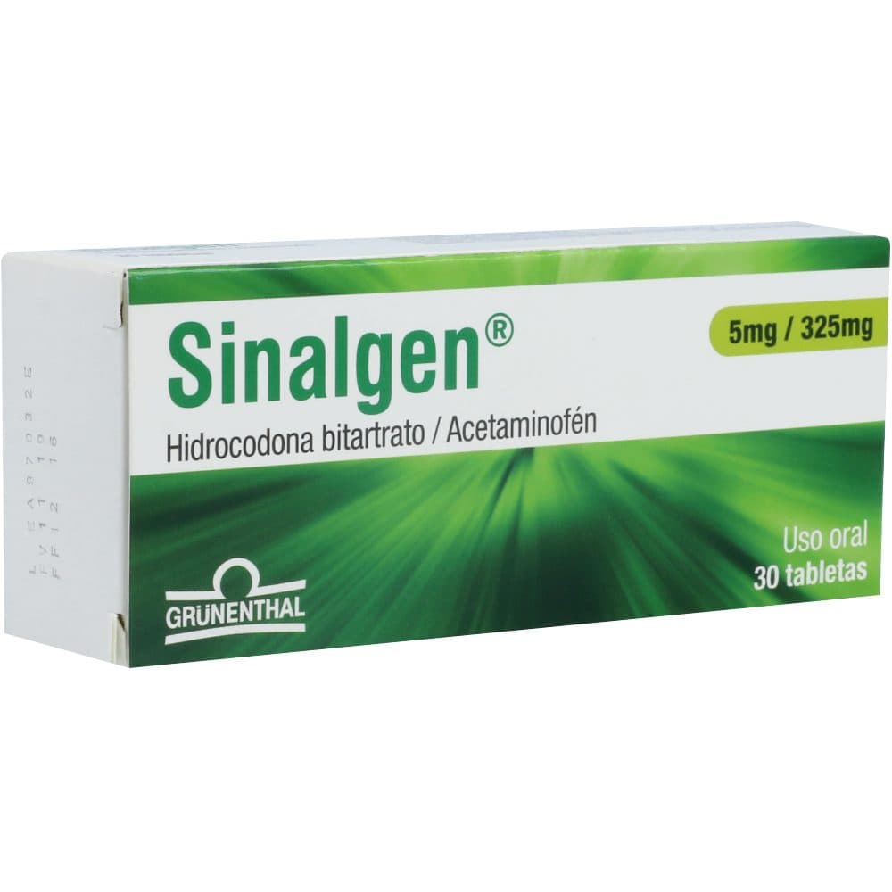 Sinalgen (325+5)Mg Caja X 30 Tabletas