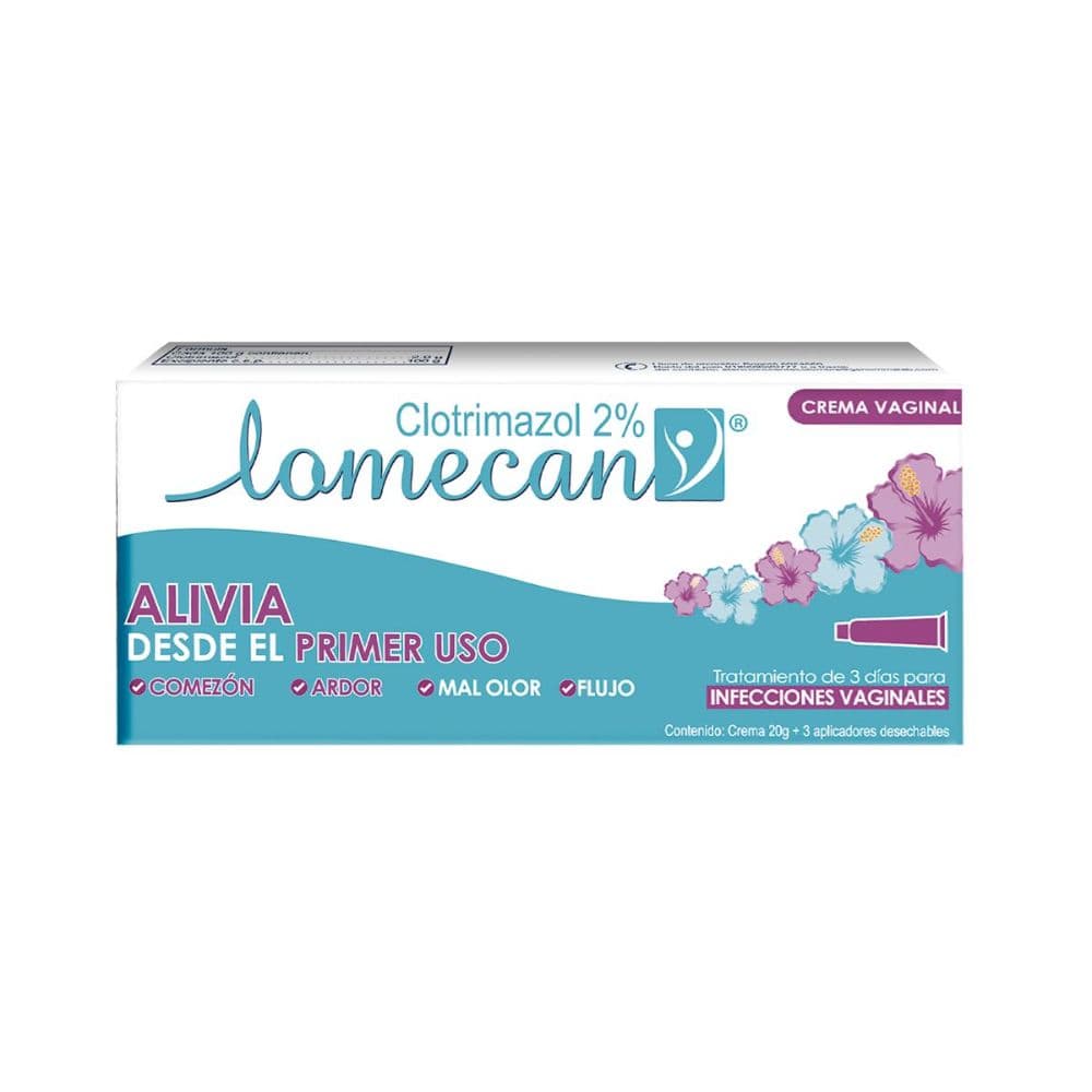 Lomecan V 2% Crema Vaginal Tubo X 20G