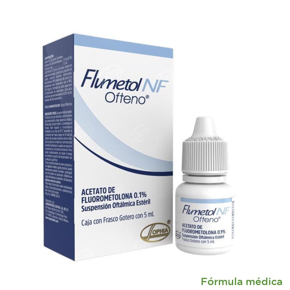 Flumetol Nf Ofteno 1Mg/Ml(0.1%) Suspension Oftalmica Frasco Por 5Ml