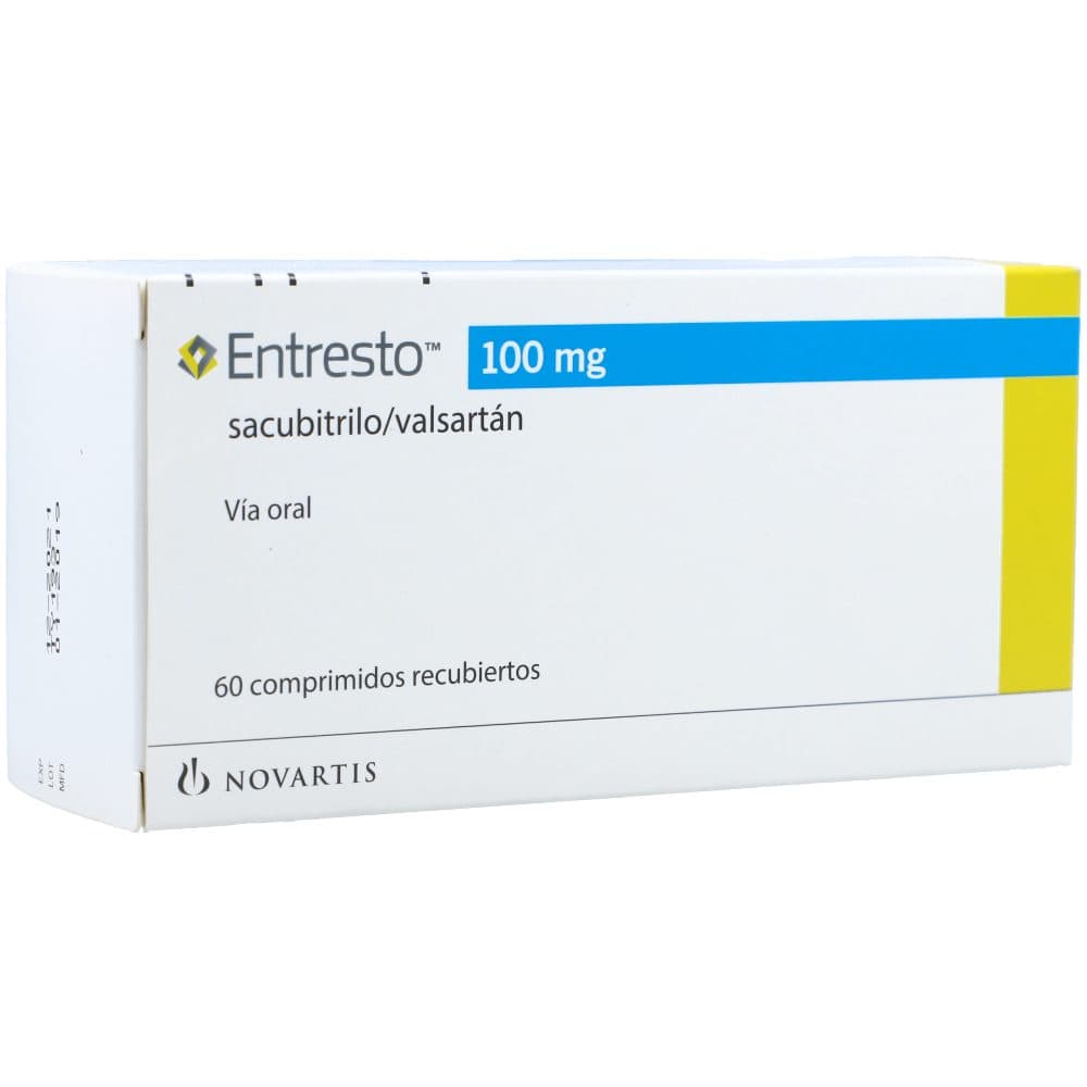 Entresto Tabletas Recubiertas 100Mg Caja X 60