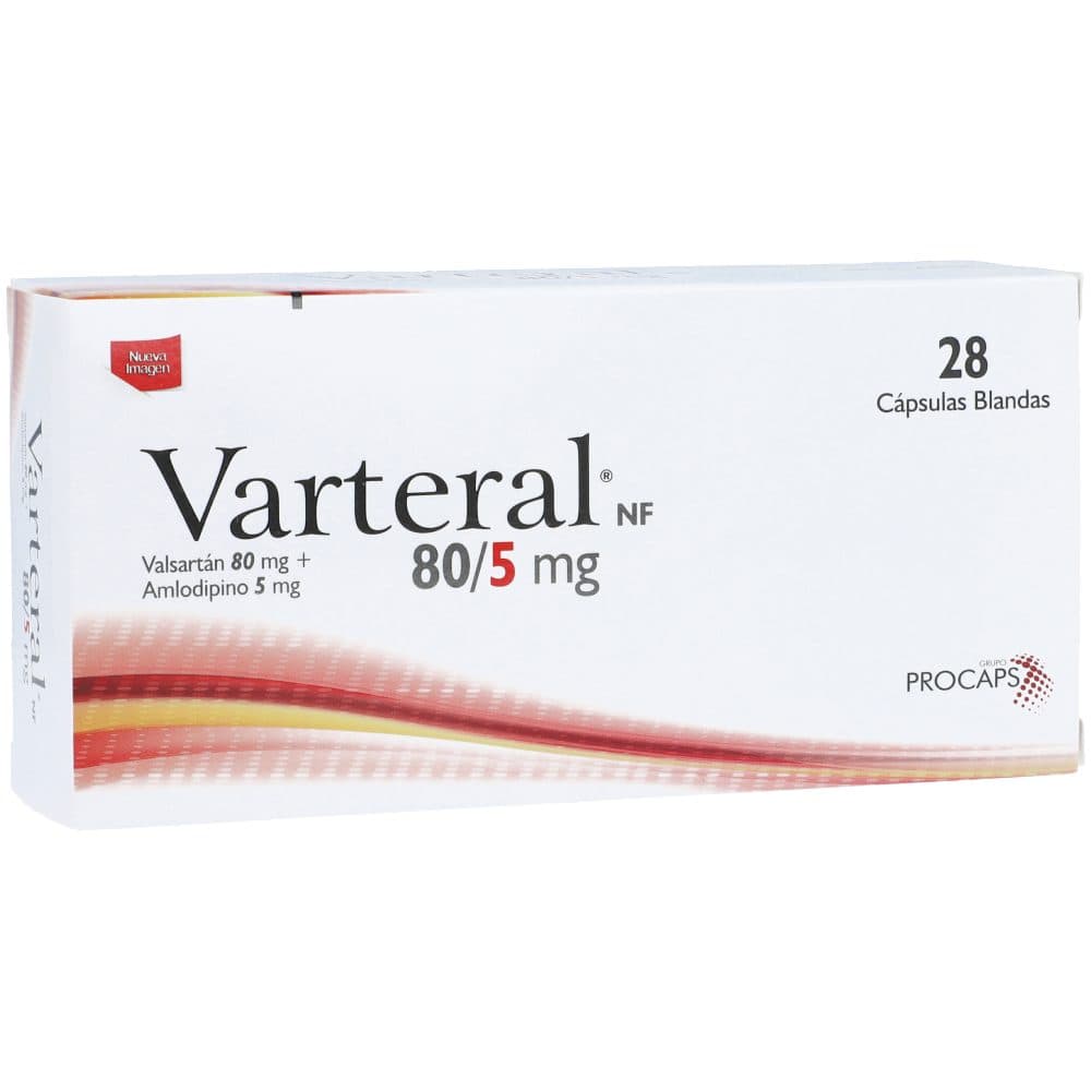 Varteral Nf (5+80) Mg Capsula Blanda Caja X 28