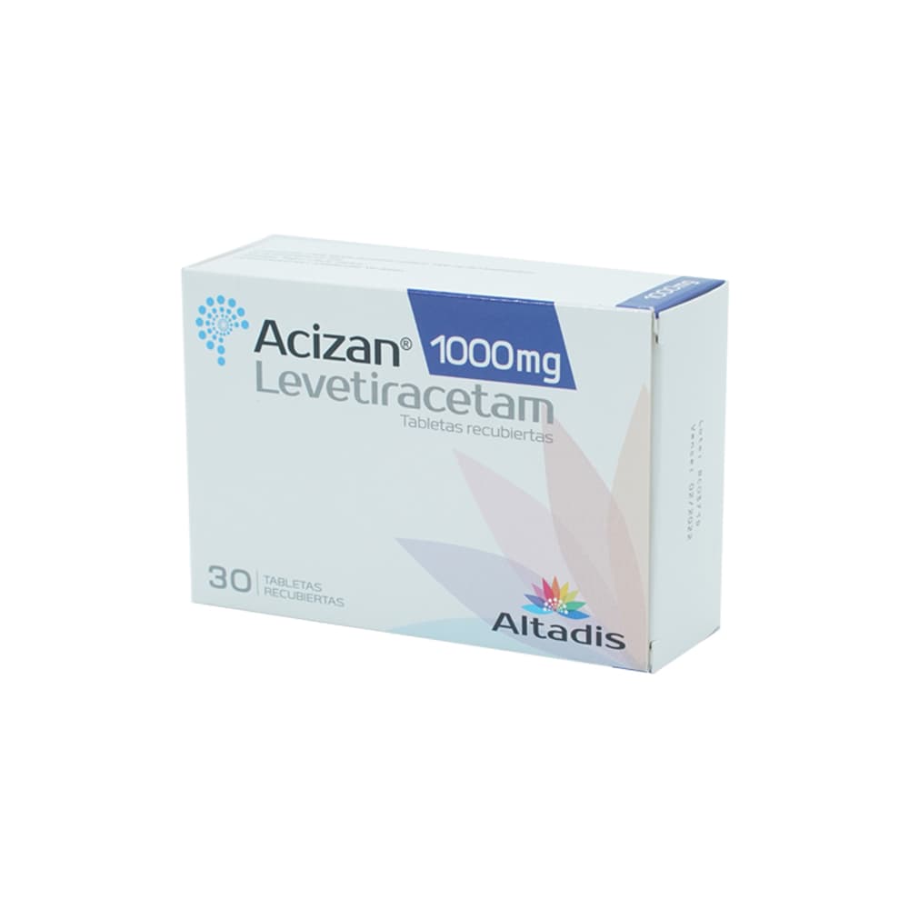 Acizan 1000Mg Caja X 30 Tabletas Recubiertas