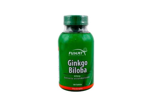 Ginkgo Biloba Tabletas Frasco X 100 Funat