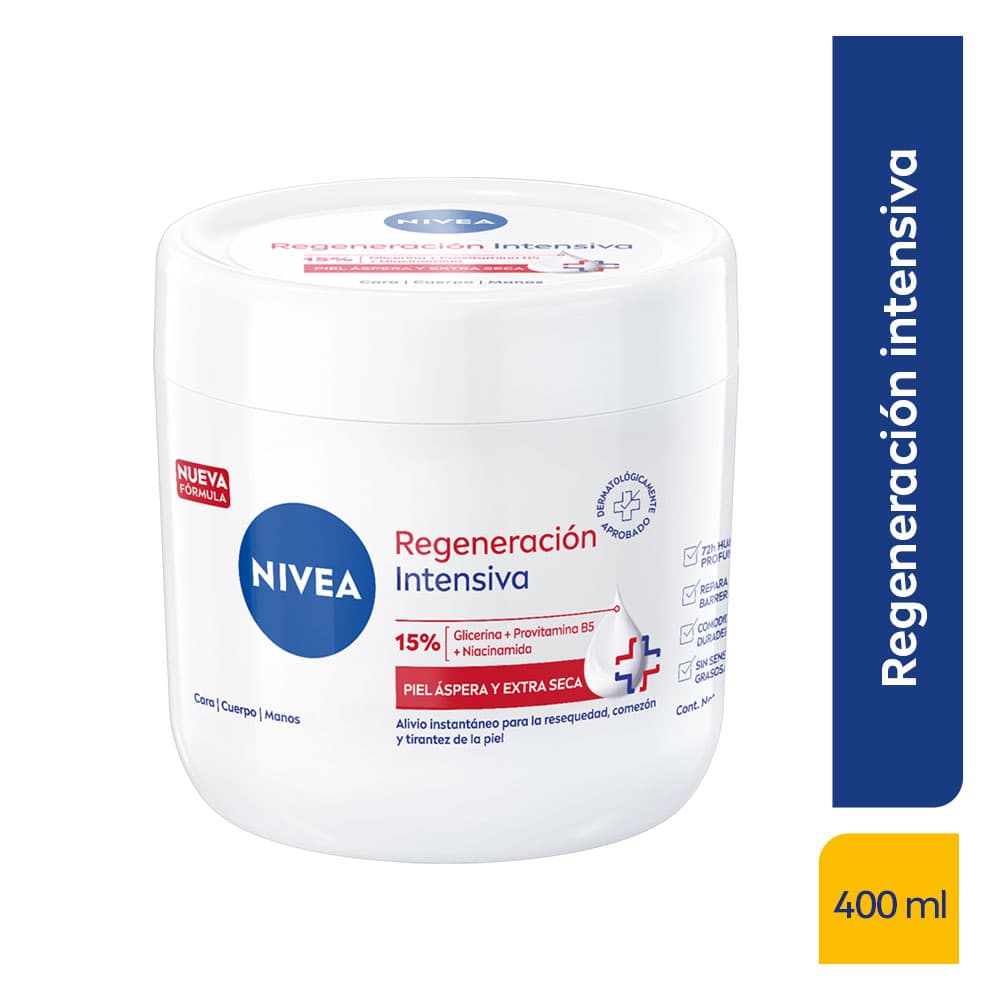 Crema Corporal Regeneración Intensiva Nivea Tarro 400 Ml