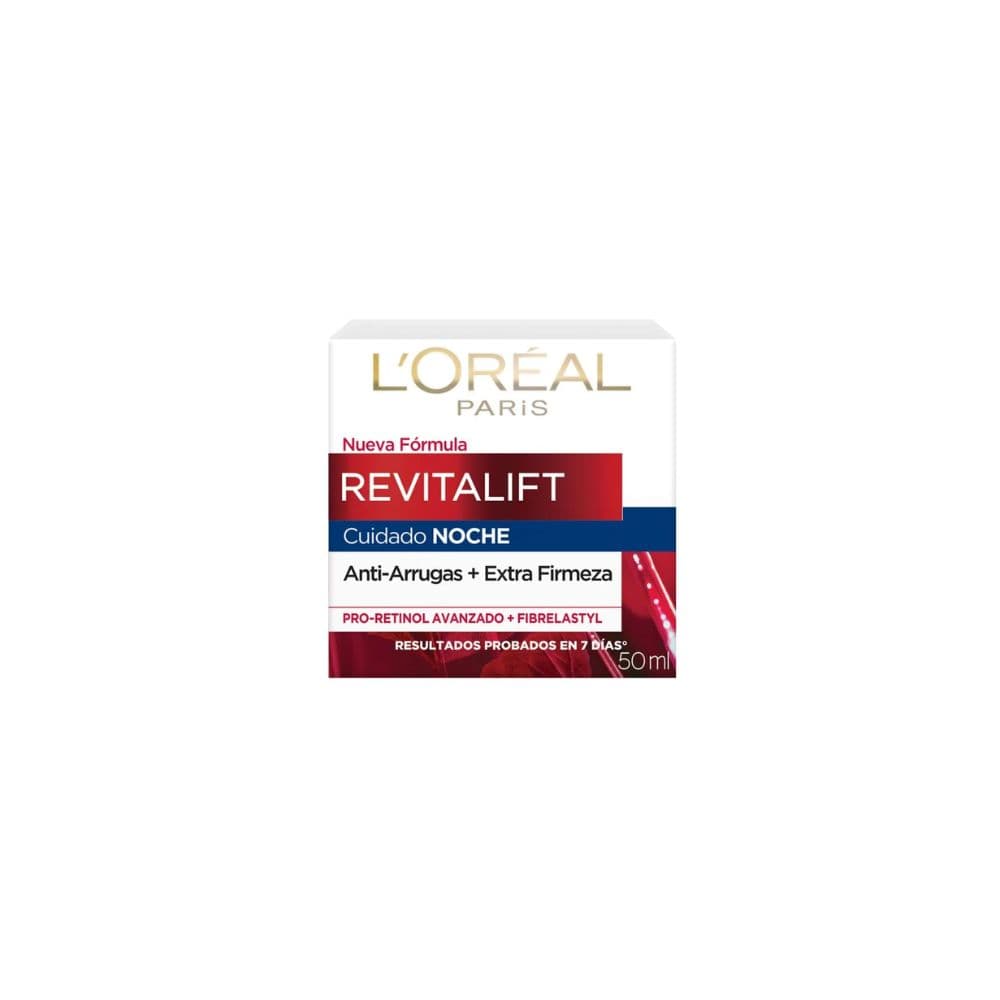 Crema Noche Antiarrugas L'Oréal París Revitalift Clásica Con Pro-Retinol 50Ml