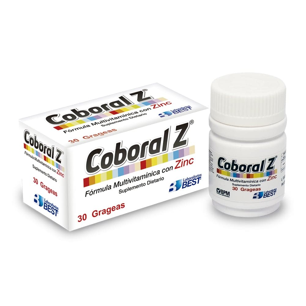 Coboral Z Multiples Componentes Tabletas Recubiertas Caja Por 30