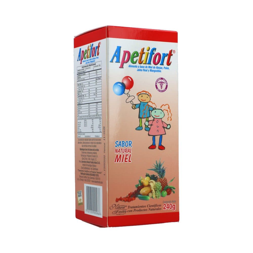 Apetifort 5 Ml (1:1 En Alcohol Al 25%) Jarabe Natural Freshly Frasco X 240Ml