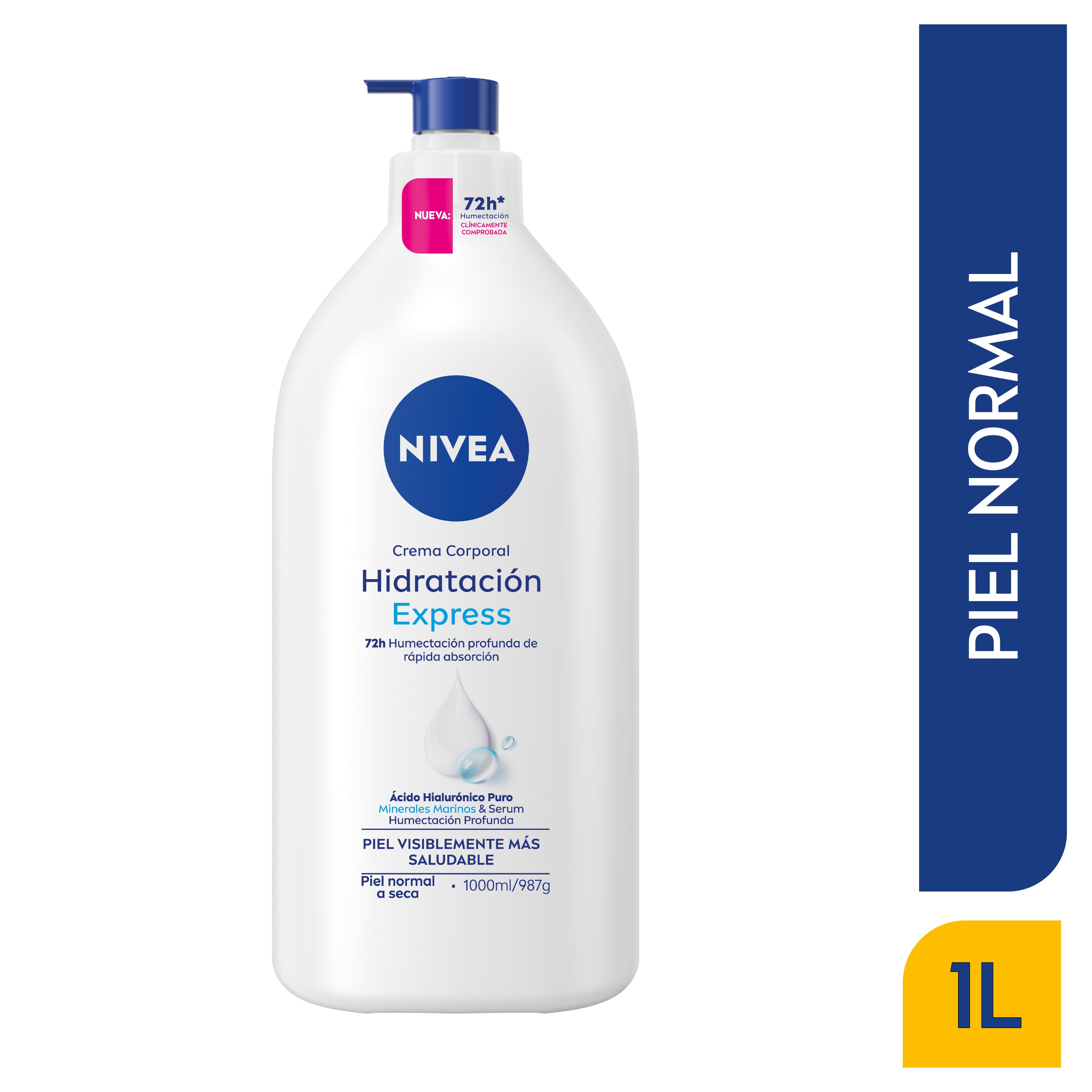Crema Corporal Nivea Hidratación Express (Piel Normal) 1000Ml