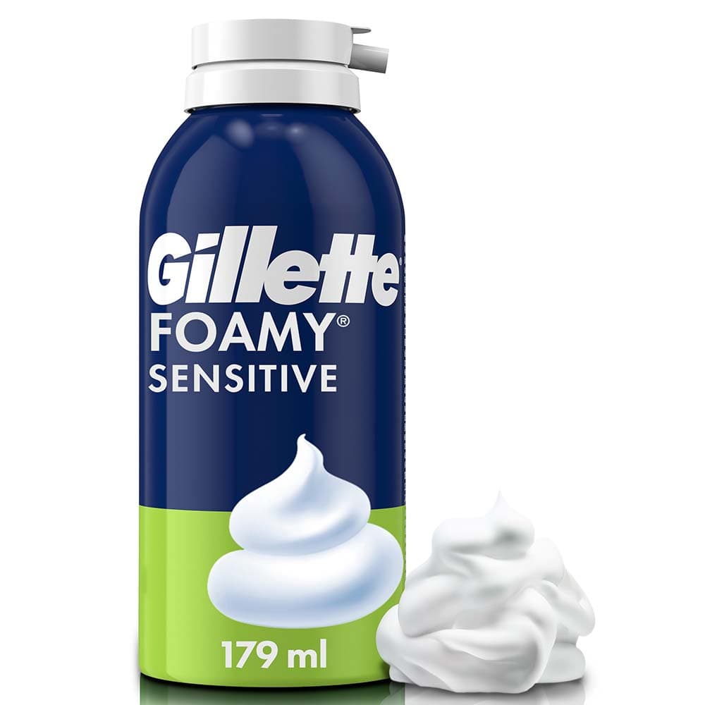 Gillette Foamy Sensitive Espuma De Afeitar Frasco X 179Ml