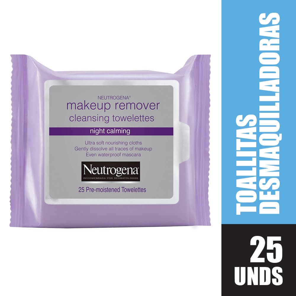 Toallitas Neutrogena Paquete X 25 Night Calming