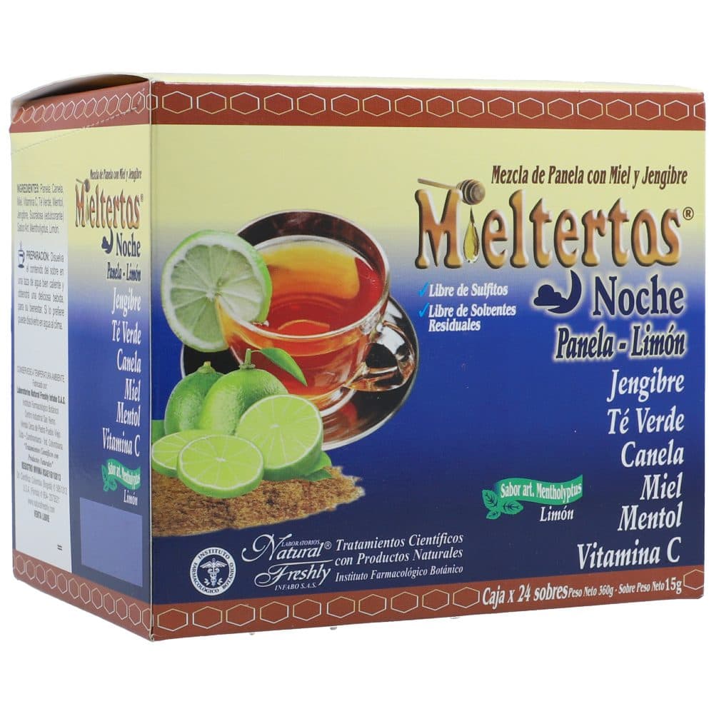 Mieltertos Noche Panela Limón Sobre X 15Gr