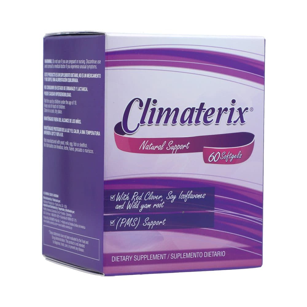 Climaterix Cápsulas Blandas Suplemento Diatario Caja X 60
