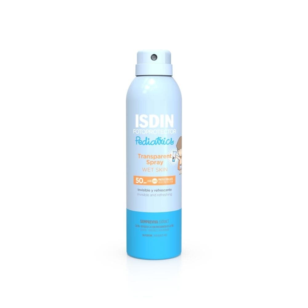 Fotoprotector Pediatrics Spf 50+ Transparent Spray Wet Skin Frasco X 200Ml