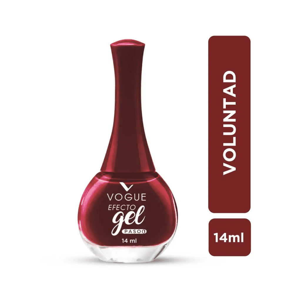 Esmalte De Uñas Vogue Efecto Gel Voluntad 14Ml