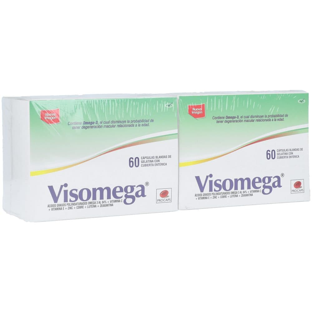 Visomega Cápsulas Blandas Promo 2X1 Caja X 60