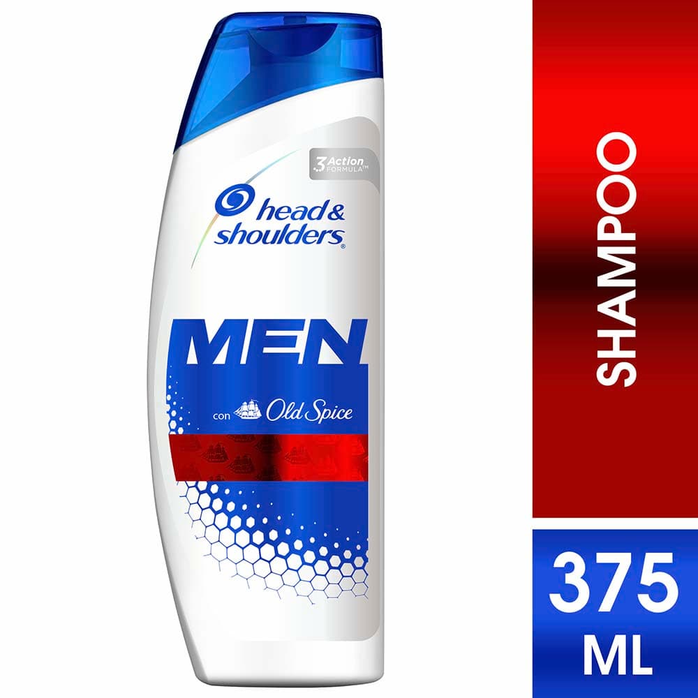 Shampoo Men H&S Frasco X 375 Ml Old Spice
