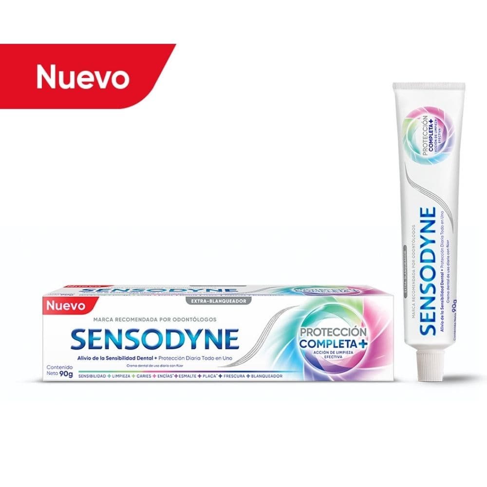 Crema Dental Sensodyne Proteccion Completa+ Tubo X 90Gr