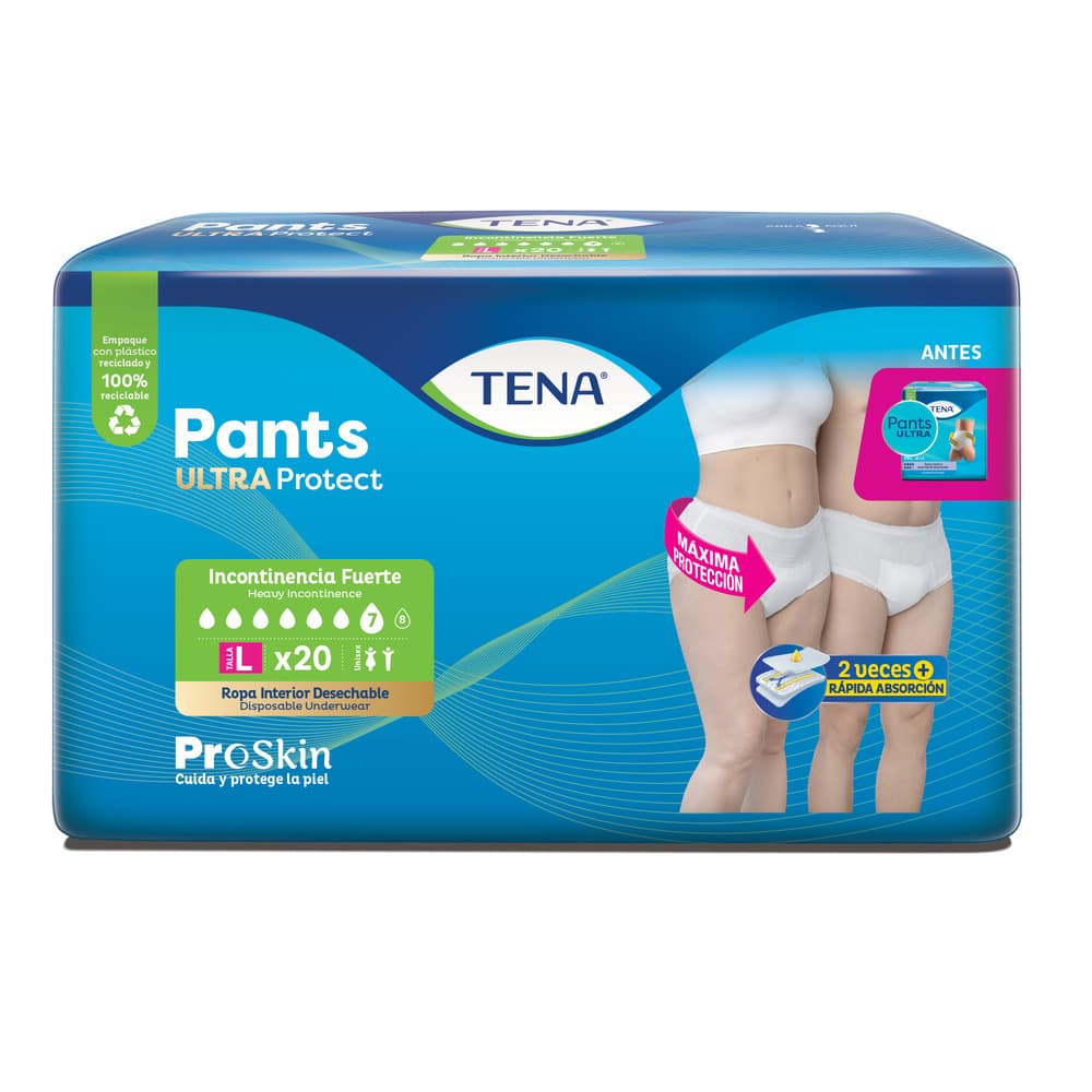 Pants Ultra Tena Paquete X 20 Large (L)