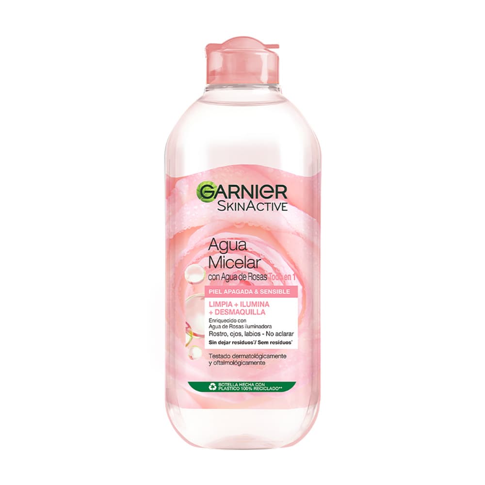 Agua Micelar Garnier Skin Active De Rosas 400 Ml