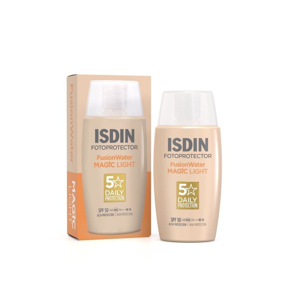 Fotoprotector Isdin Fusion Water Color Light Spf50 Frasco X 50Ml