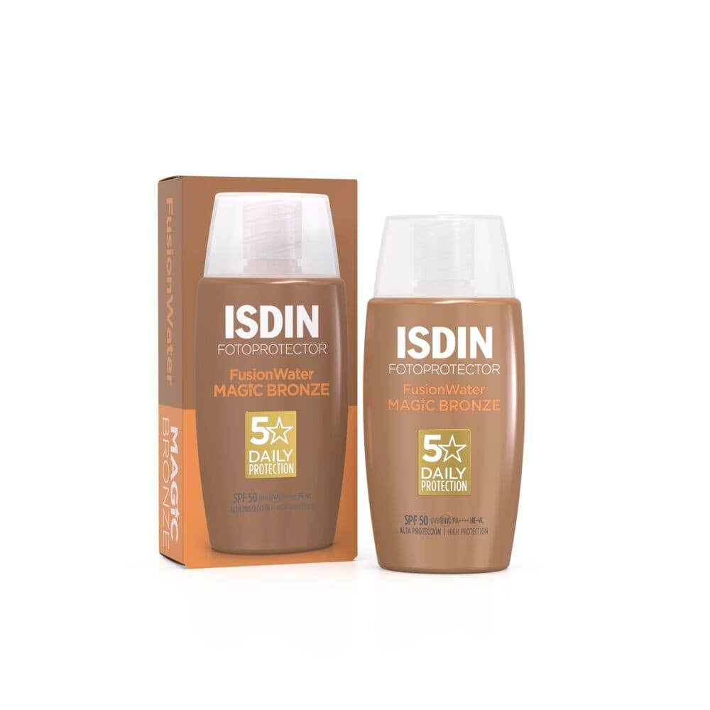 Fotoprotector Isdin Fusion Water Color Bronze Spf50 Frasco X 50Ml
