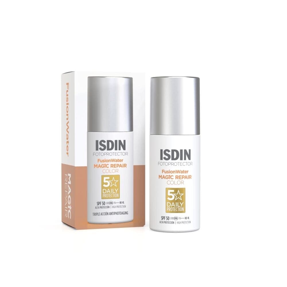 Isdin Fotoprotector Fusion Water Magic Repair Color Frasco Por 50Ml