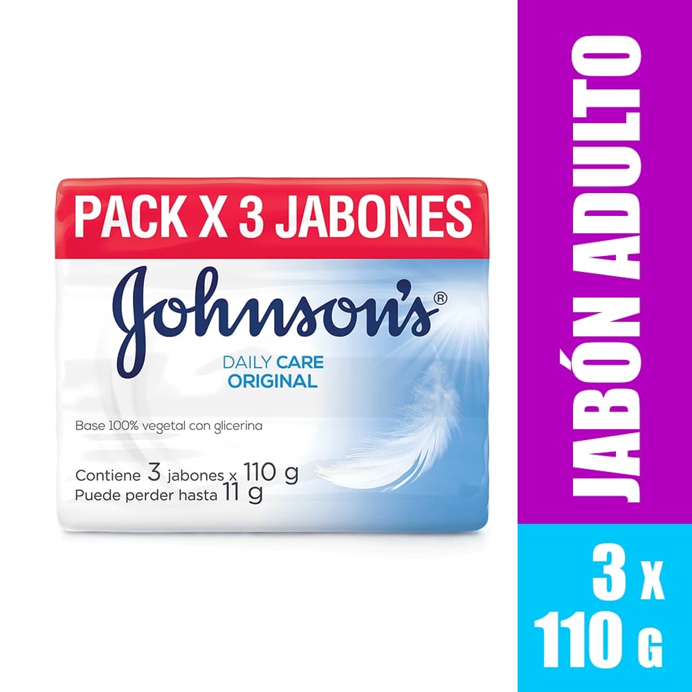 Jabón Johnson'S Avena Tripack 330 Gr