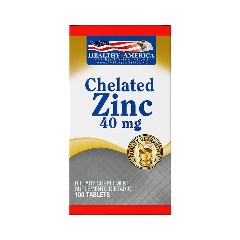 Chelated Zinc 40Mg Tab Fco X 100