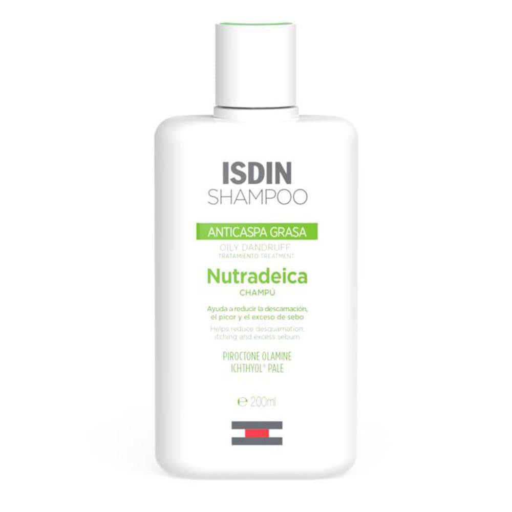 Shampoo Anticaspa Grasa Isdin Nutradeica Frasco X 200 Ml