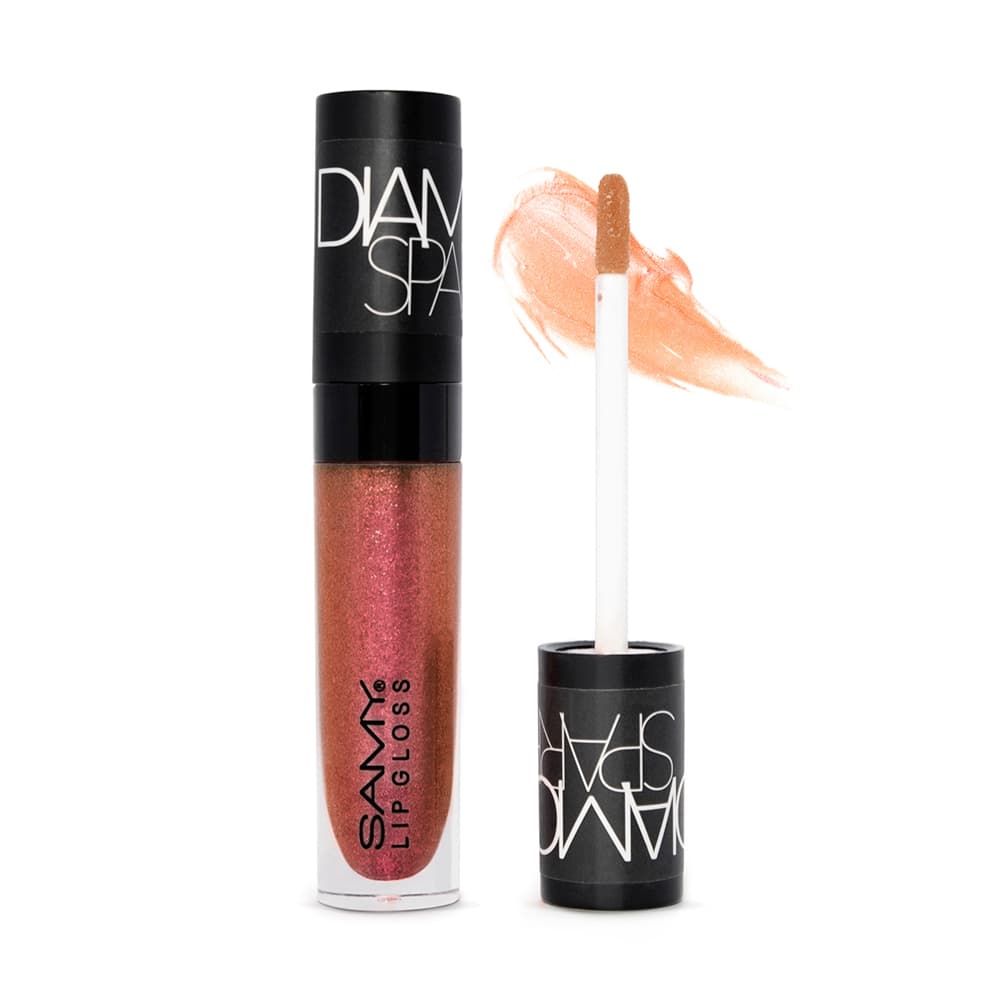 Brillo De Labios Diamond Sparks Samy Fco 5 Ml 02. Rosa Bronce - Bronze Pink