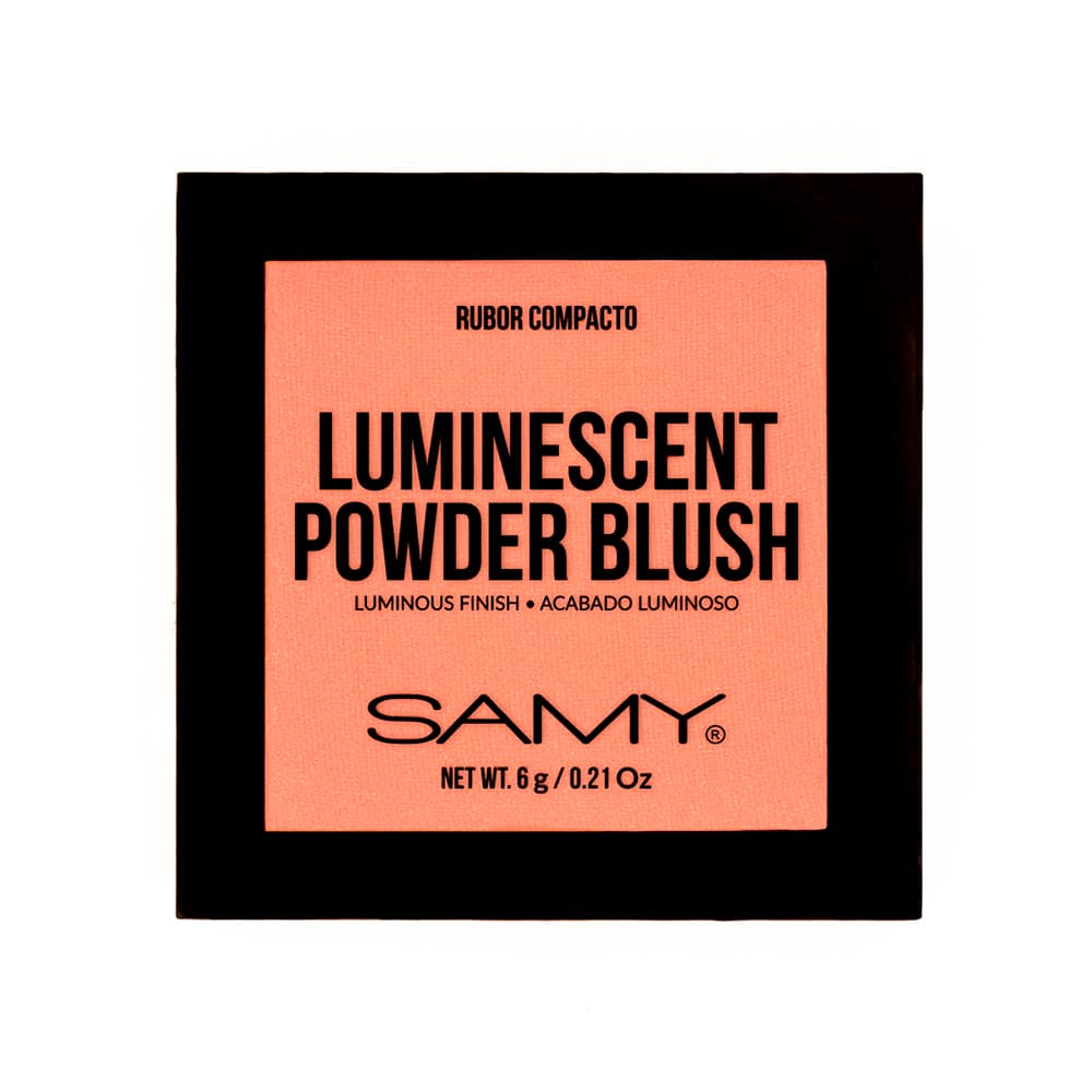 Rubor Acabado Luminoso Compacto Samy Caja X 6Gr N. 04 Rose Peach